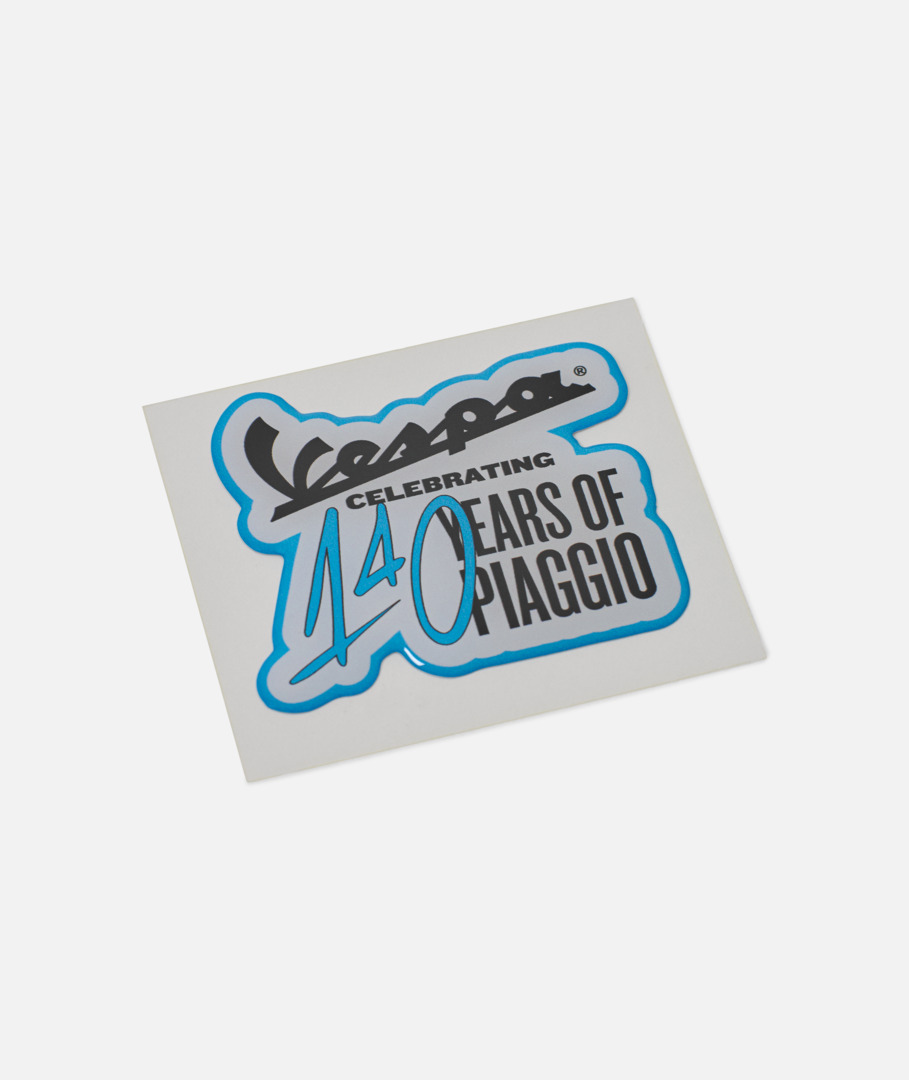 Adesivo Vespa "140 anni Piaggio"