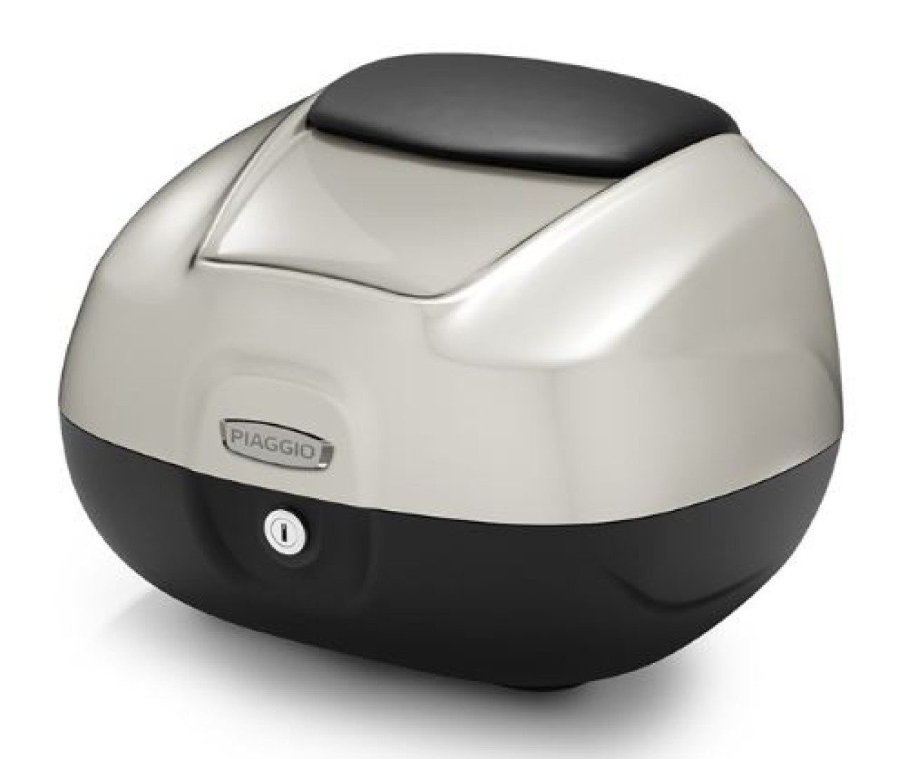 Baule da 37 litri con schienale per Piaggio MP3 HPE RST 400 Classic (2022) - grigio metallizzato G04