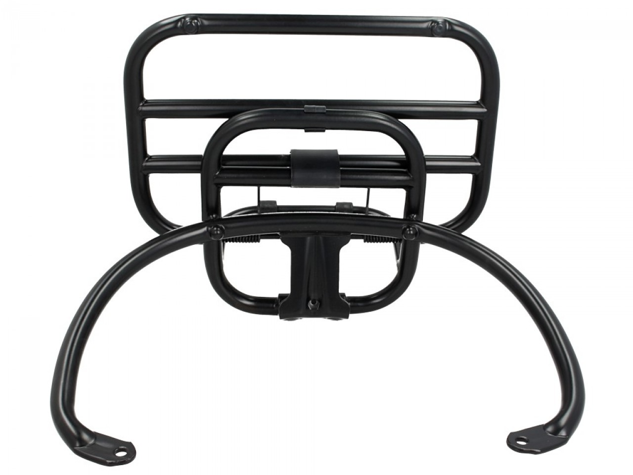 Portapacchi posteriore pieghevole originale nero per Vespa GTS/GTV