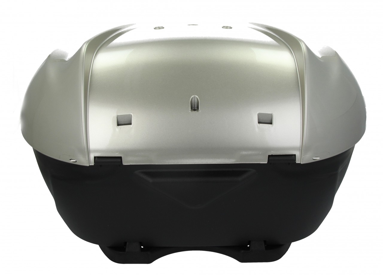 Kit bauletto 36 l. Grey Cloud G04 Originale Piaggio per Beverly HPE (incl. piastra di montaggio)