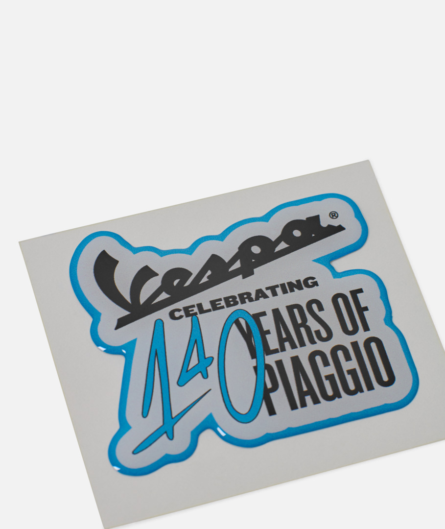 Adesivo Vespa "140 anni Piaggio"