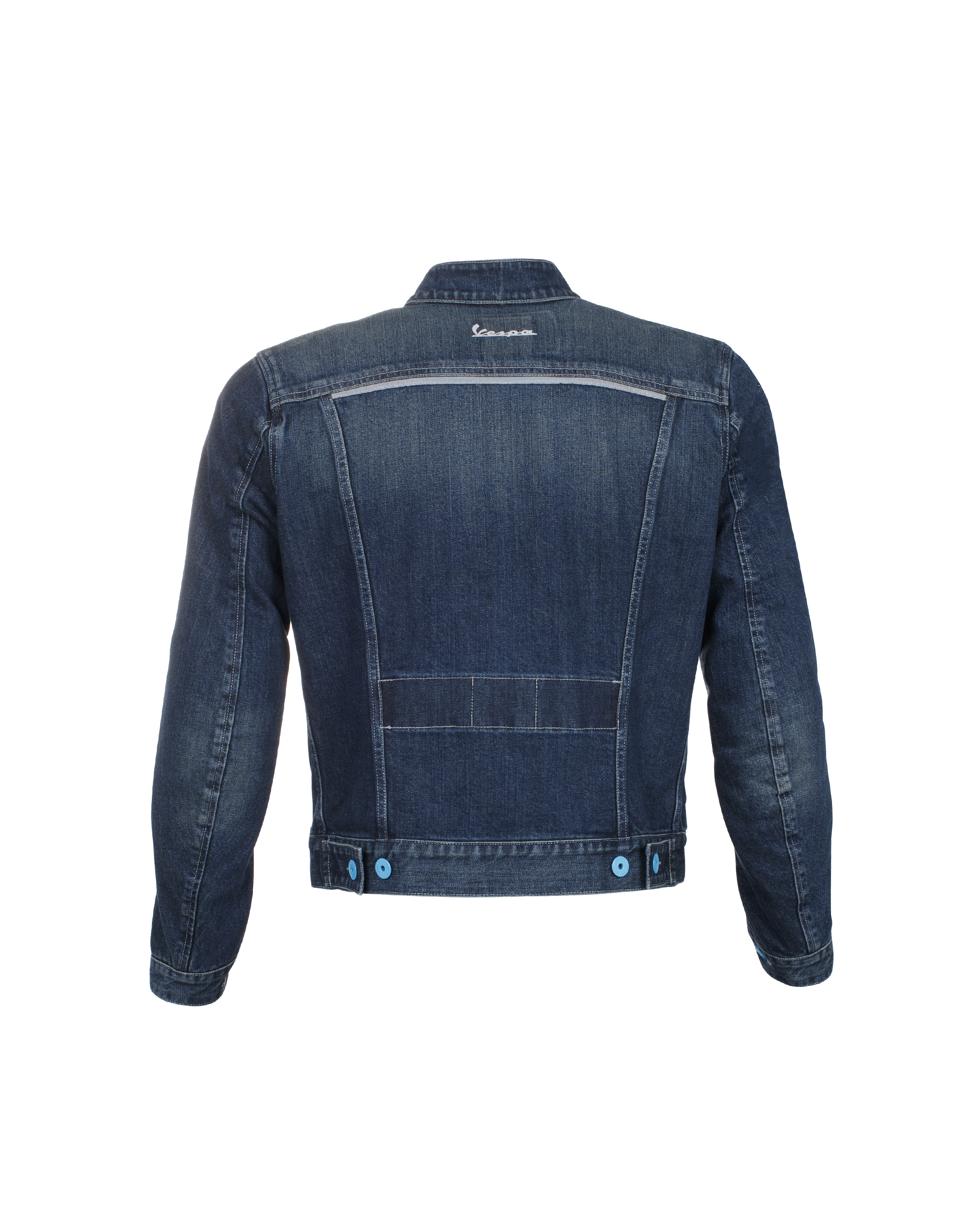 Giacca Vespa Denim Poliestere Blu