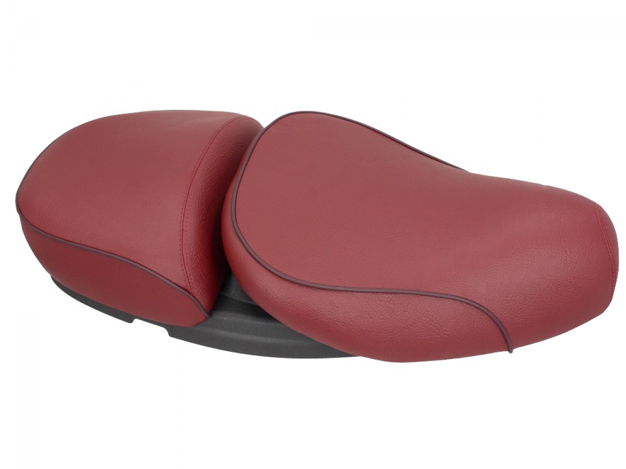 Vespa 2 posti in vera pelle rosso per LX 50-150cc Touring, ET2/ET4 /LX/LXV/S 50-150cc-