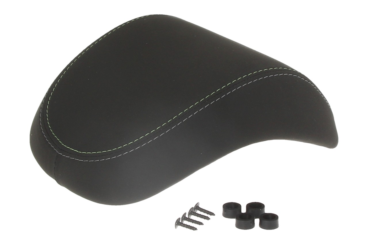 Schienale originale per bauletto 32L - nero con cuciture verdi