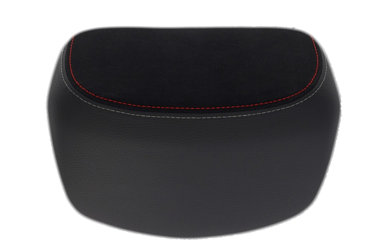 Top Case, 37 l, marrone incl. cuscino posteriore per Piaggio MP3 500 Sport Advance HPE