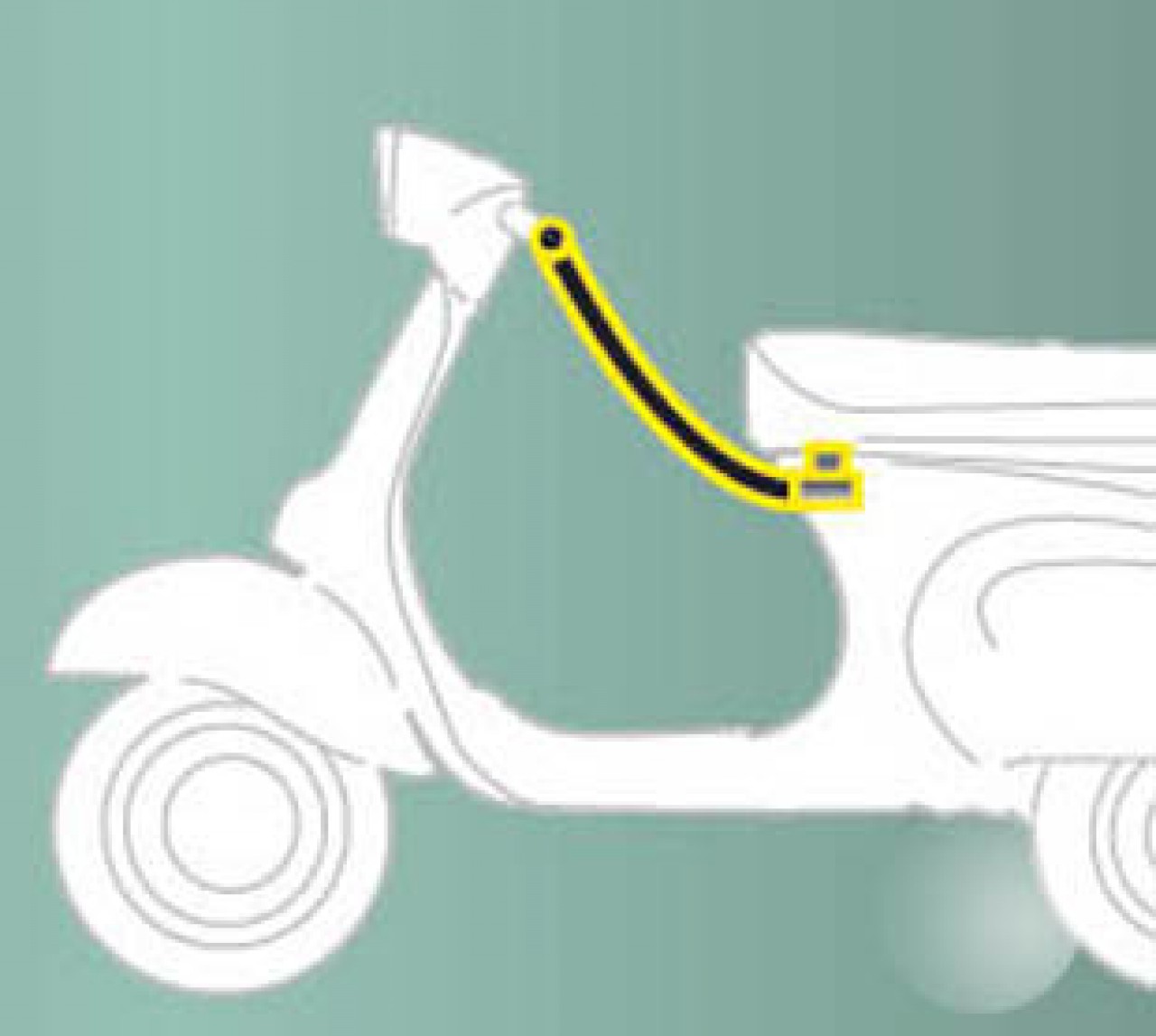 Antifurto originale Piaggio ZIP II 2011 - 2013