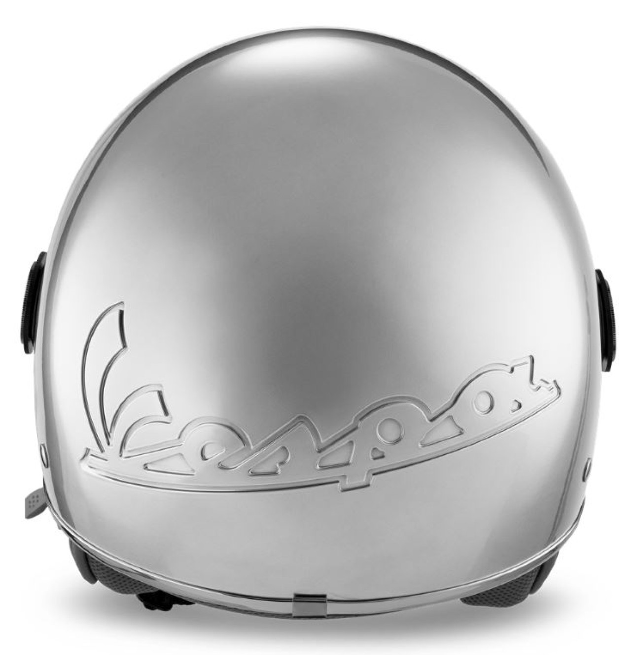 Casco jet Vespa Visor 4.0 DEC Blade argento opaco - S