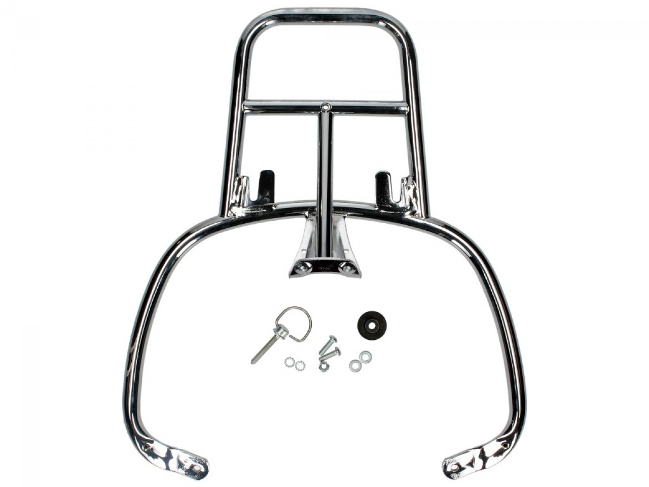 Topcase kit 32L white montebianco (BR/544), luggage rack chrome for PIaggio Medley 125 (24-)