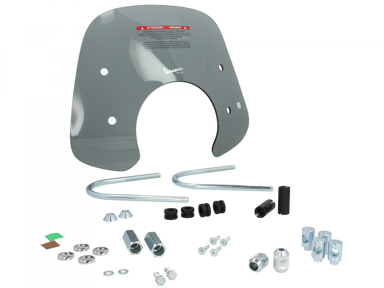 Parabrezza sportivo "Cruiser" colorato Vespa GTS / Super (HPE & SuperTech) originale Vespa