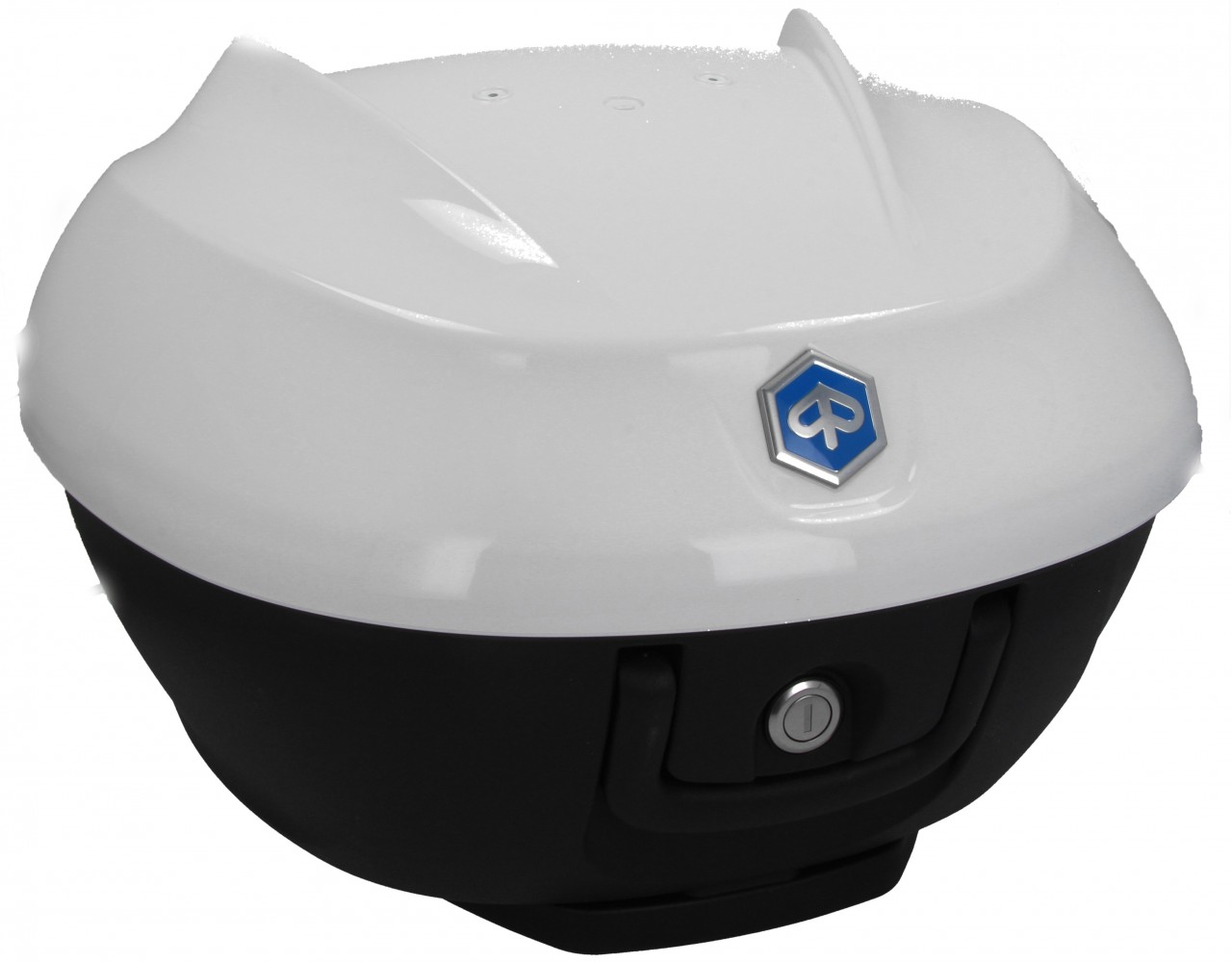 Kit bauletto 36 l. Bianco Luna 533 Originale Piaggio per Beverly HPE (incl. piastra di montaggio)