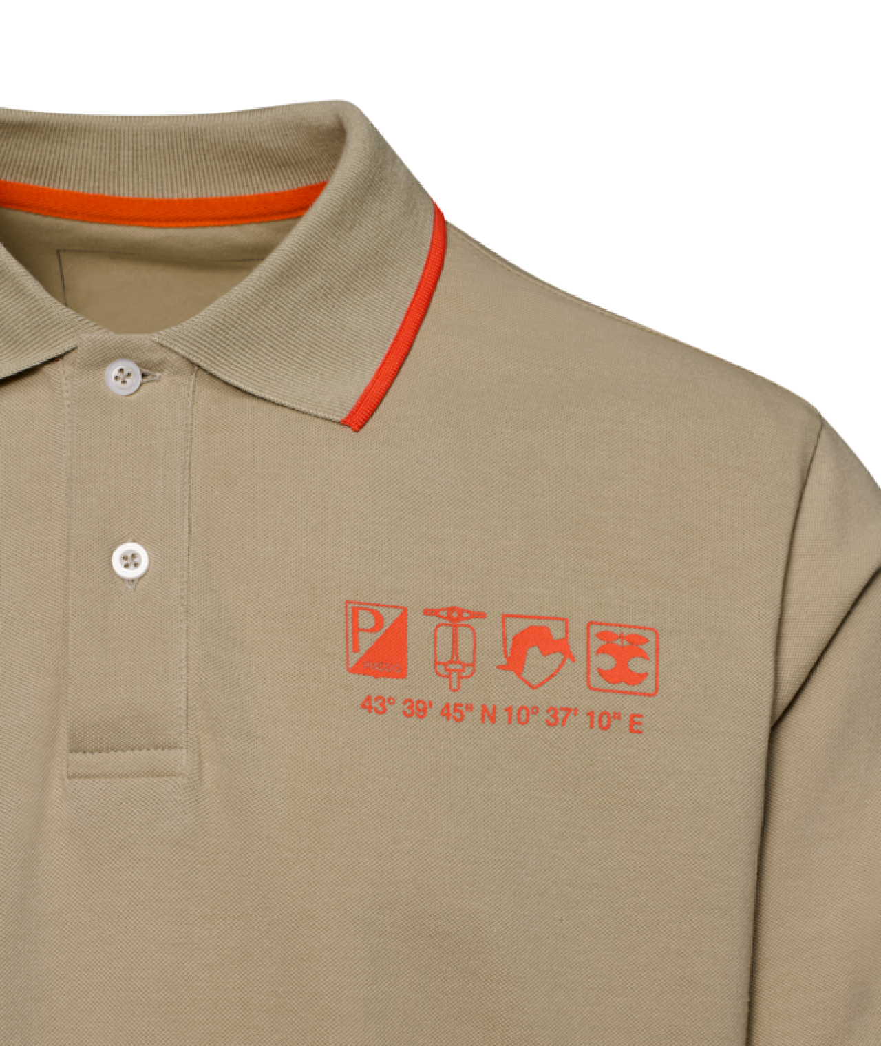 Polo Vespa Nomad beige della collezione DEC