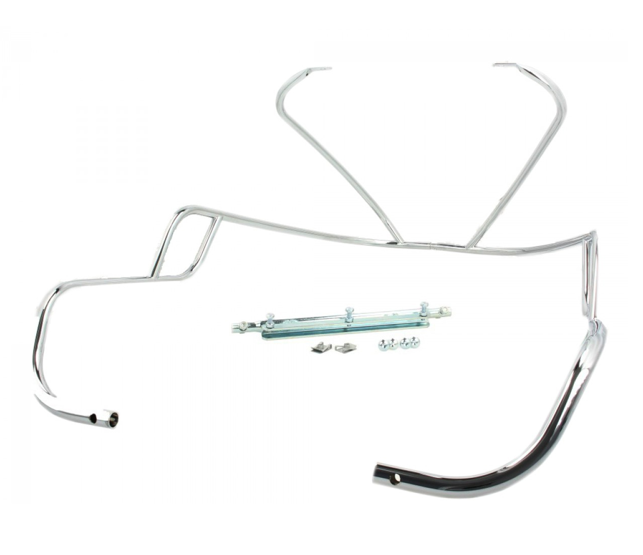 Barra paramotore posteriore cromata Vespa S
