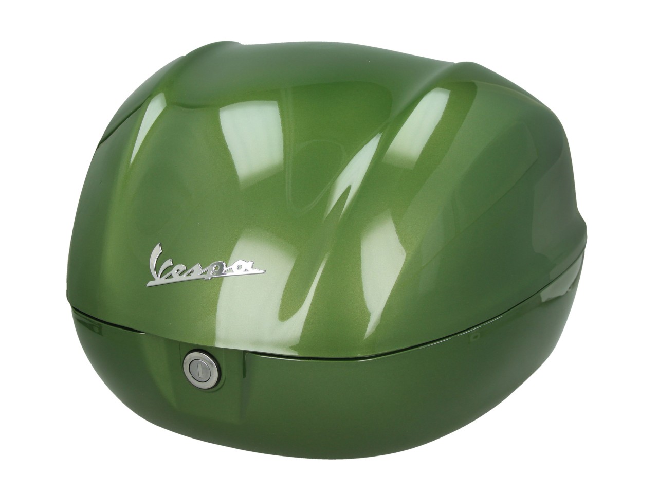 Baule posteriore Vespa 32 L verde lucido V28 senza schienale
