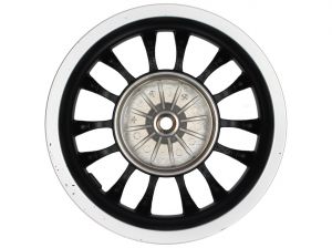 Cerchio posteriore nero per Vespa Sprint 4T