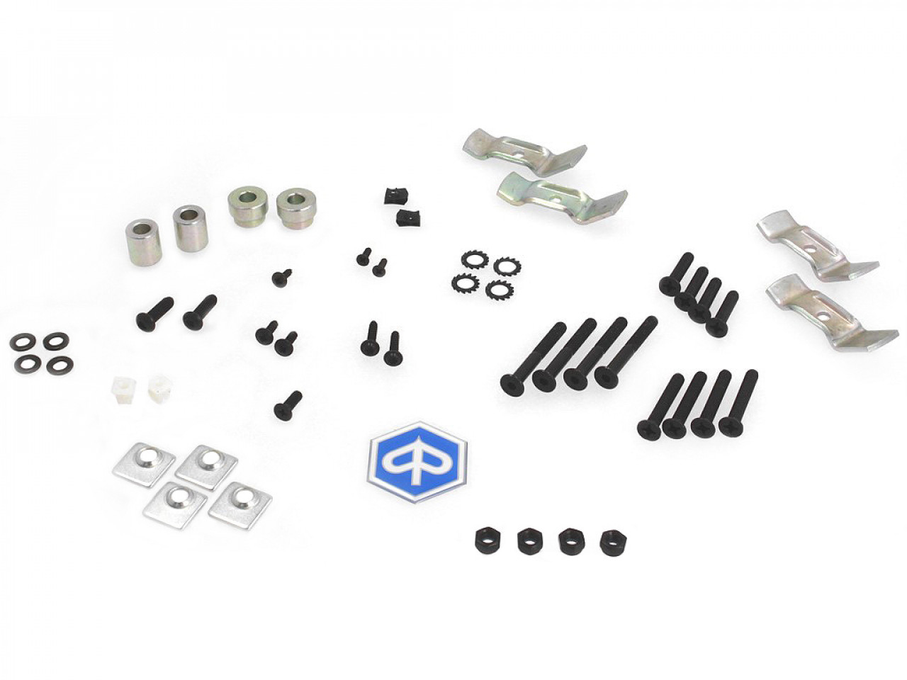 Kit bauletto (incl. piastra di fissaggio), 37 l, grigio per Piaggio MP3 125 / 300 / Sport HPE