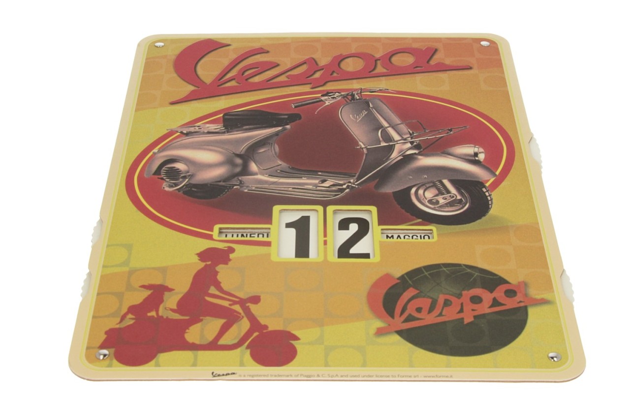 Calendario infinito della Vespa