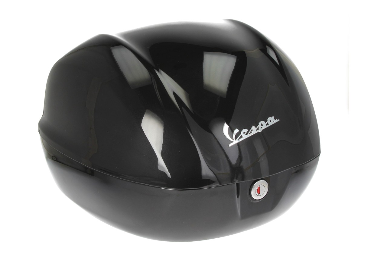 Baule posteriore Vespa da 32 litri nero lucido Nero Cosmo (98/A) senza imbottitura posteriore