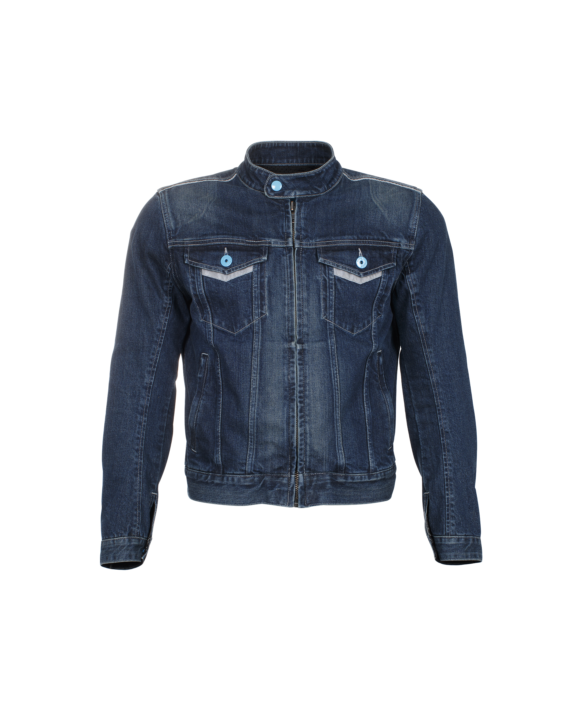 Giacca Vespa Denim Poliestere Blu