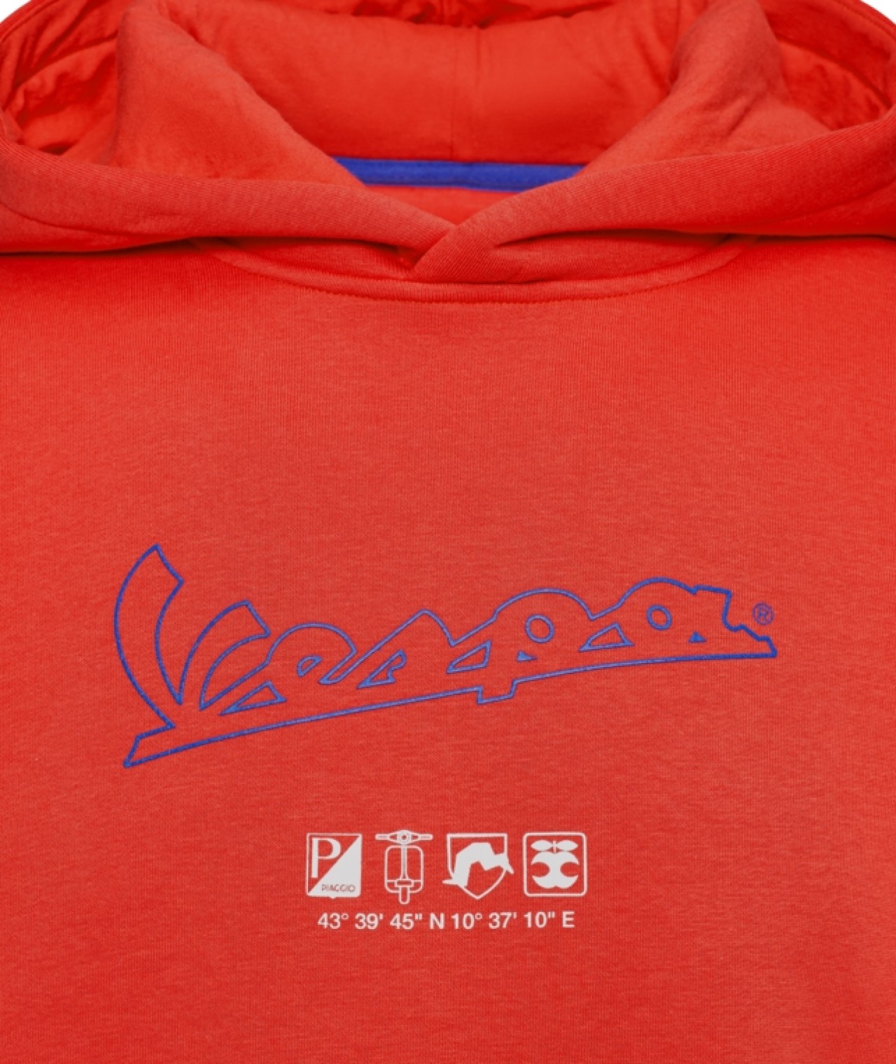 Vespa Felpa con cappuccio collezione Soul green DEC