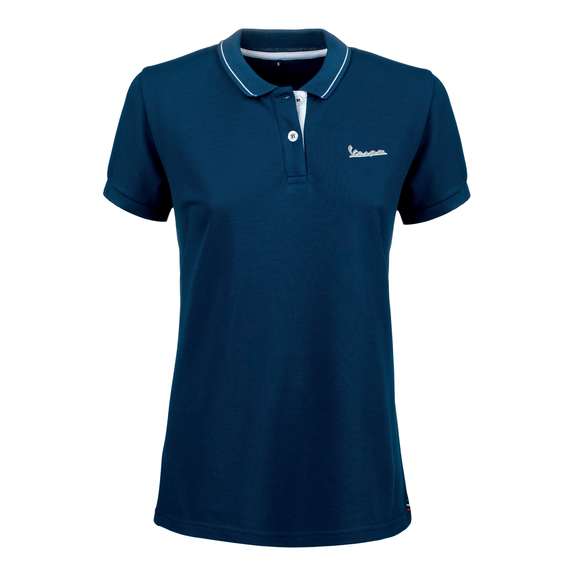 Vespa Polo Graphic Donna blu