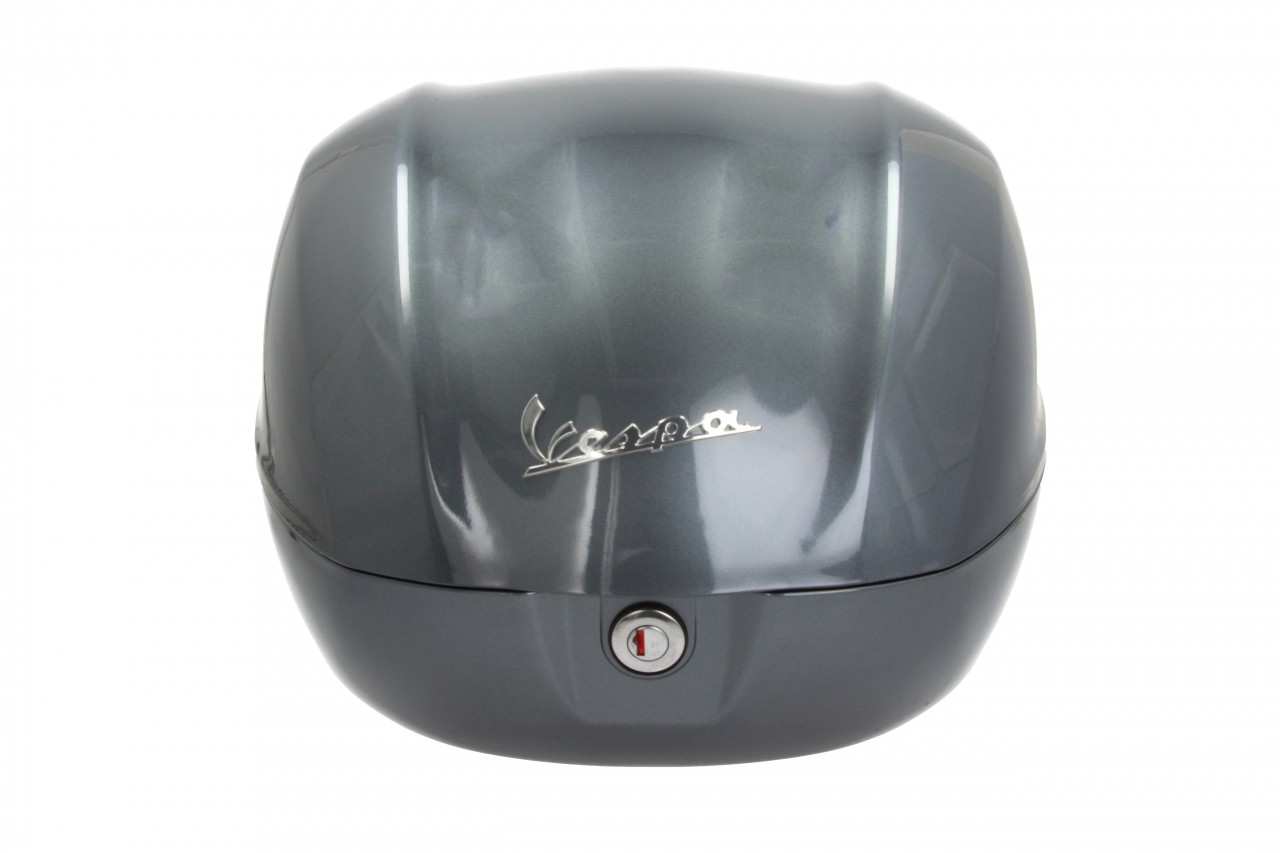 Baule posteriore Vespa 32 L grigio lucido G03 senza schienale