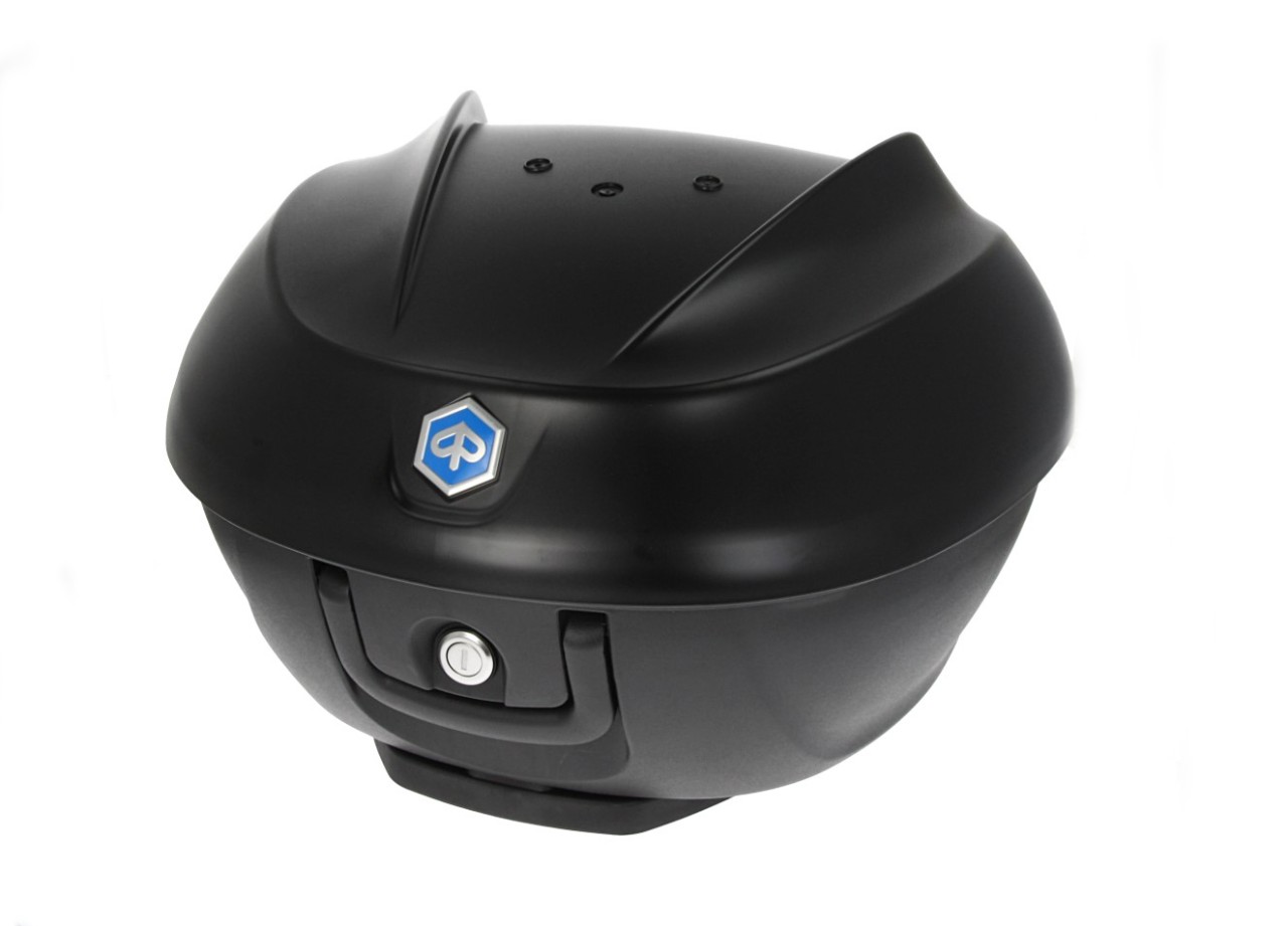 Kit bauletto 36 l. Nero Meteora 93/B Originale Piaggio per Beverly HPE (incl. piastra di montaggio)