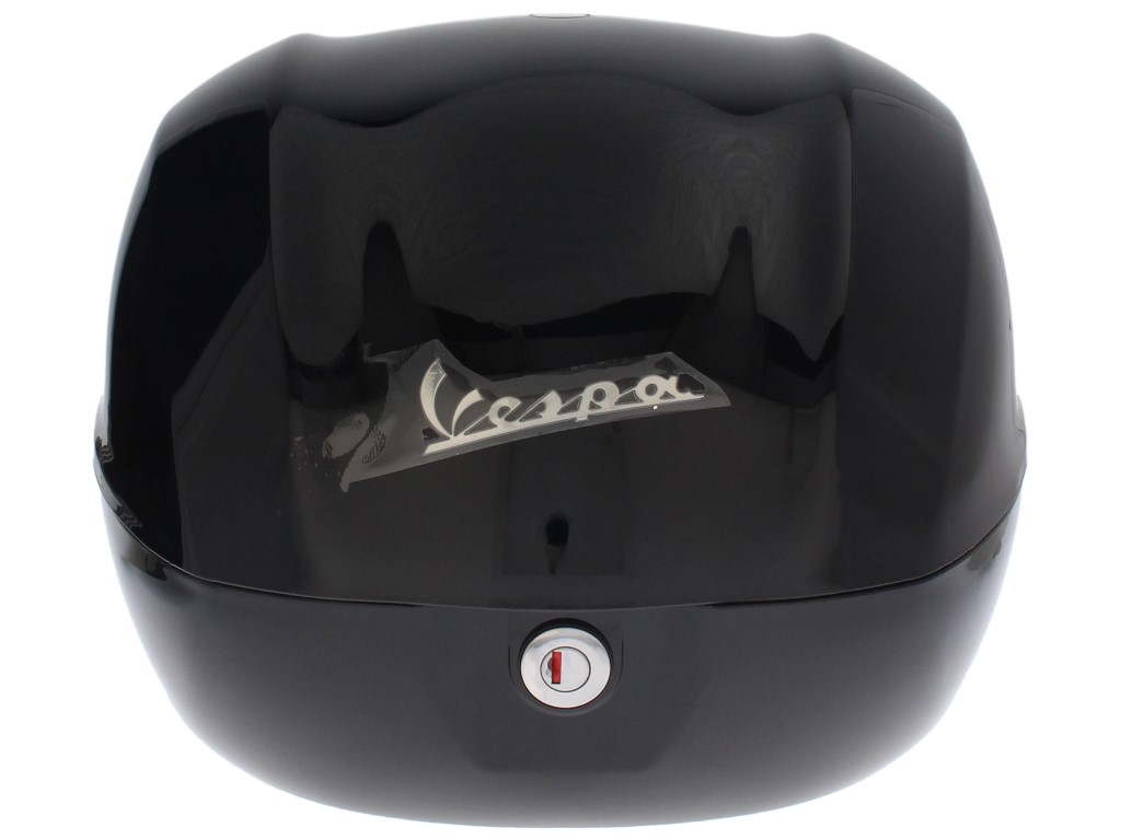 Baule posteriore Vespa 32 L nero lucido 094 senza schienale