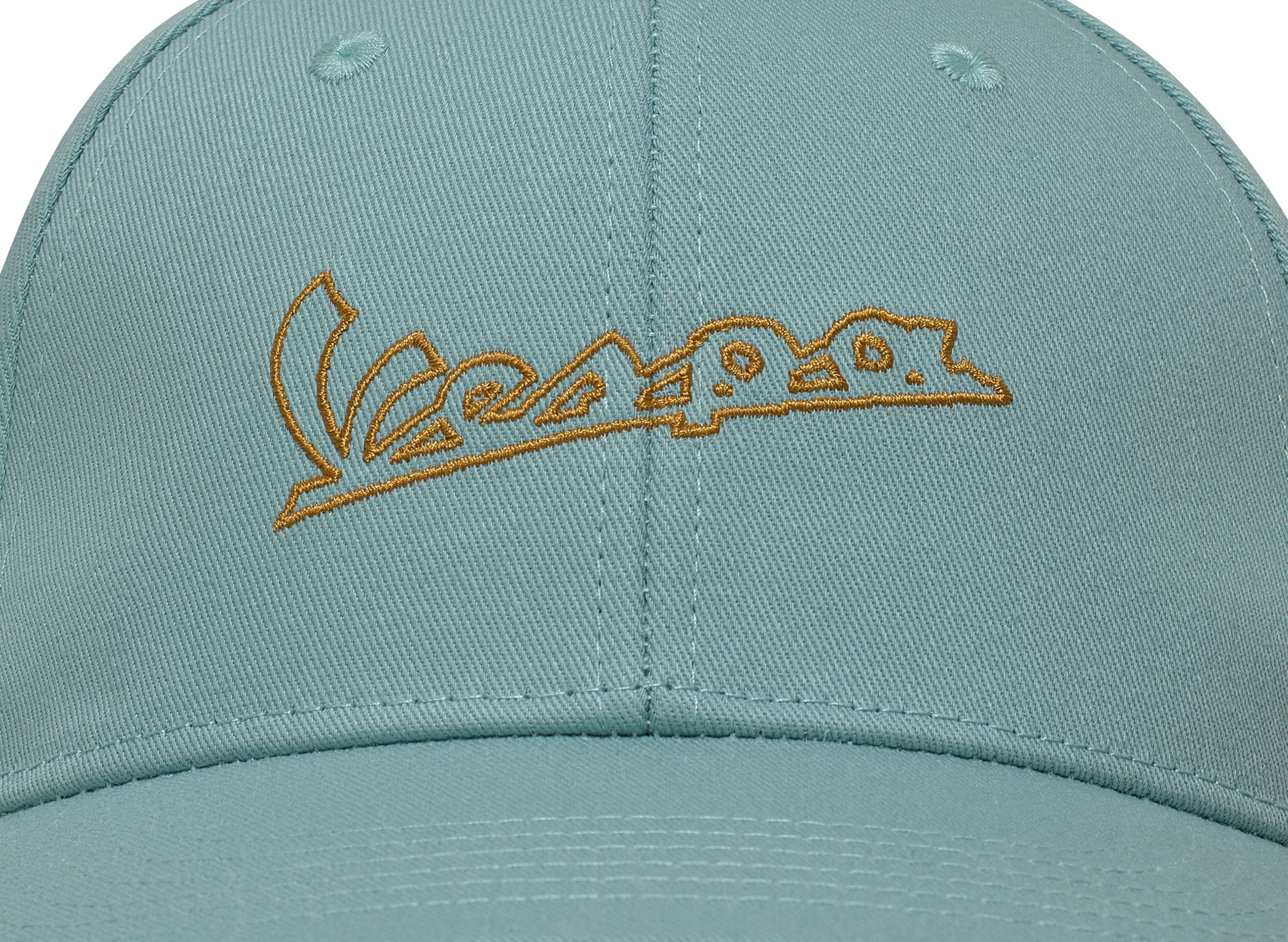 Cappellino da baseball Vespa Origin verde, collezione DEC
