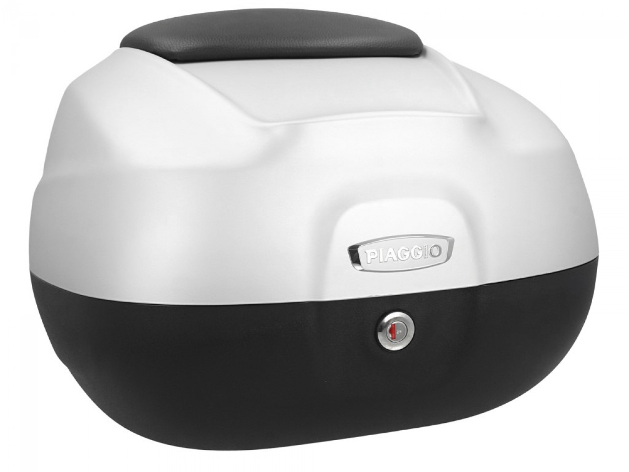 Baule da 37 L con schienale per Piaggio Beverly Sport 300/350 (16-20) - grigio opaco 760/B