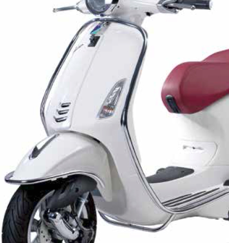 Barra paracolpi anteriore Vespa Primavera / Sprint / Elettrica - cromata