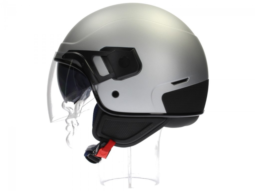 Casco Piaggio PJ Jet grigio, opaco