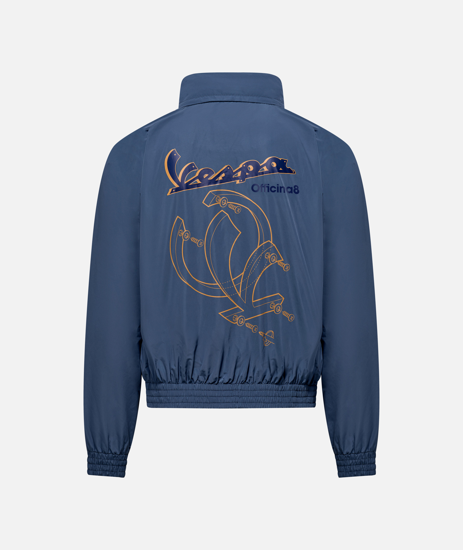 Giacca a vento Vespa Officina 8 blu