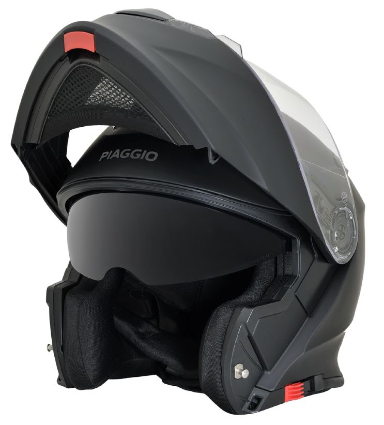Casco modulare Piaggio nero opaco