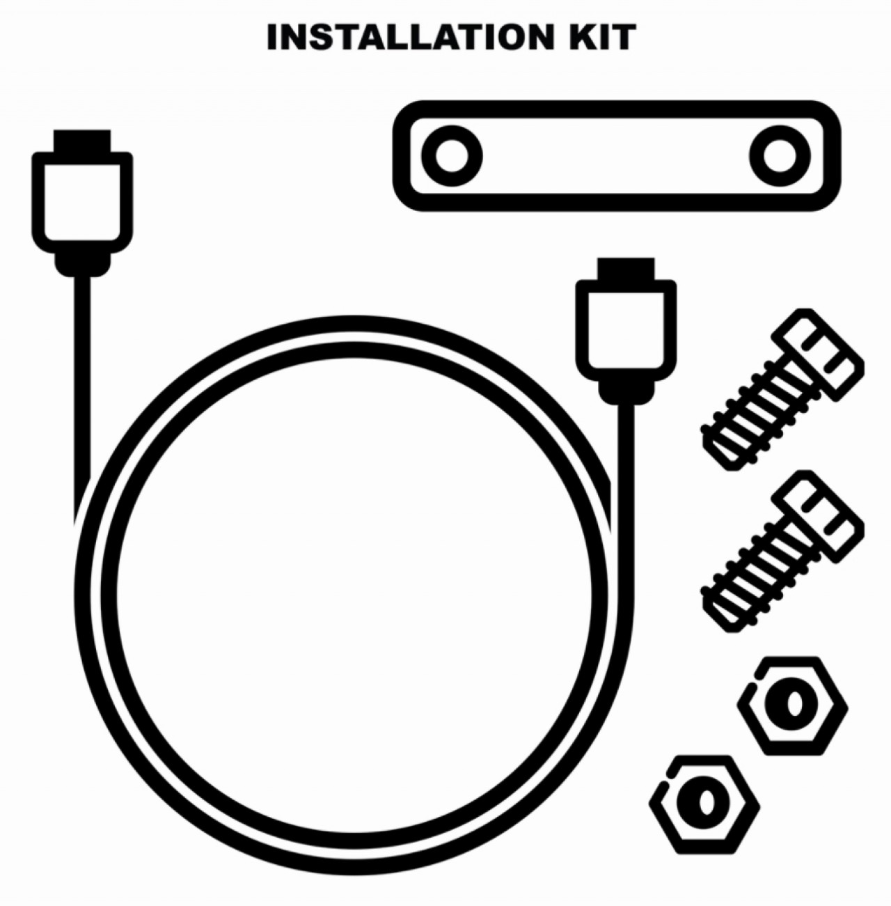 Kit di installazione per antifurto elettronico (1D002554)