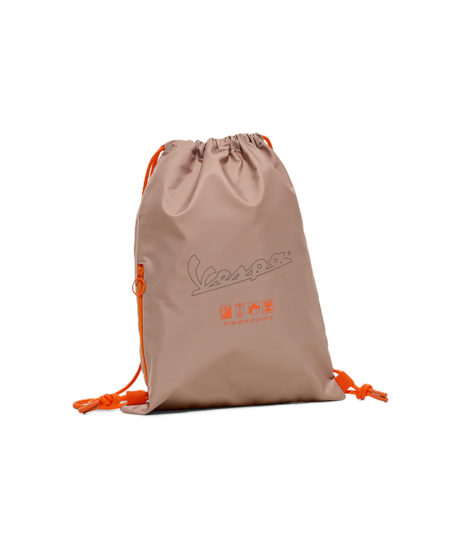 Borsa da palestra/zaino Vespa Nomad beige, collezione DEC