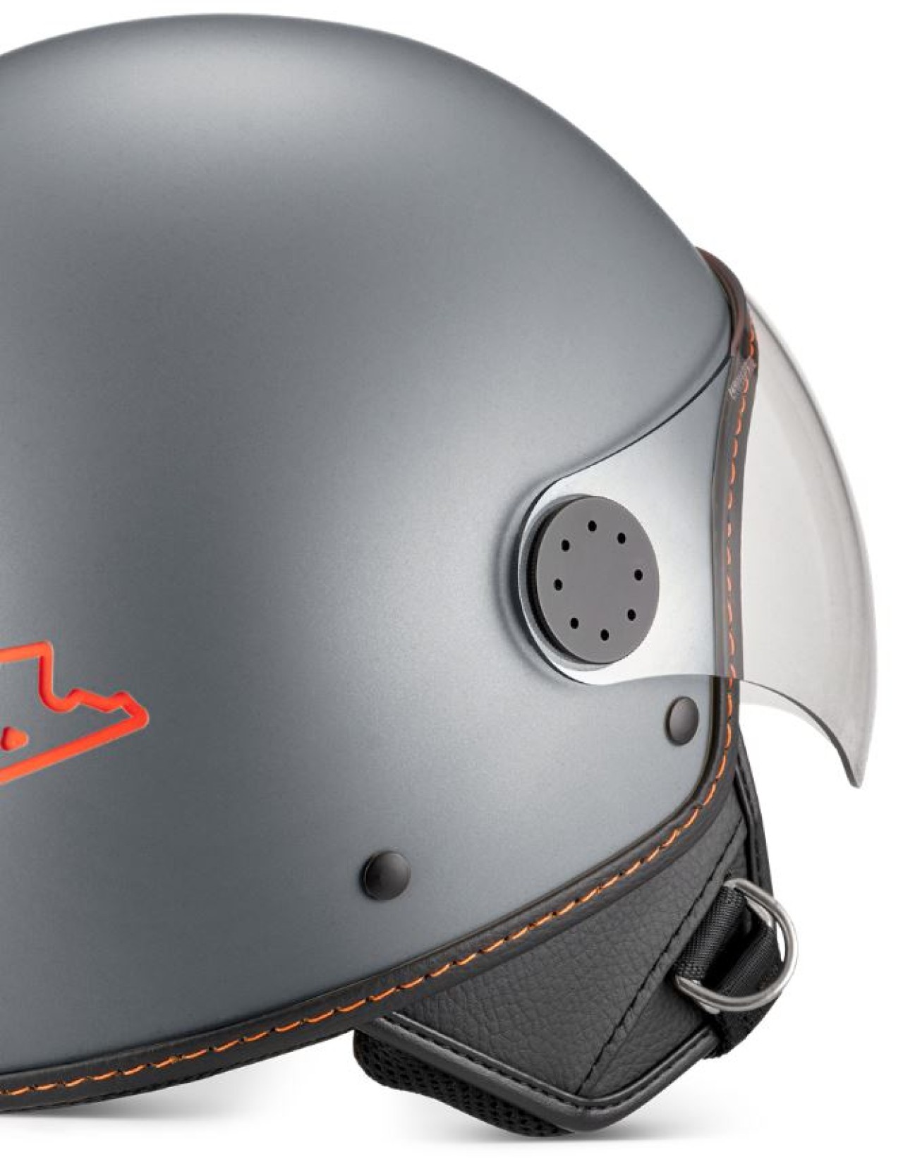 Casco Vespa jet, Vespa Visor LangHe, beige (Q01)