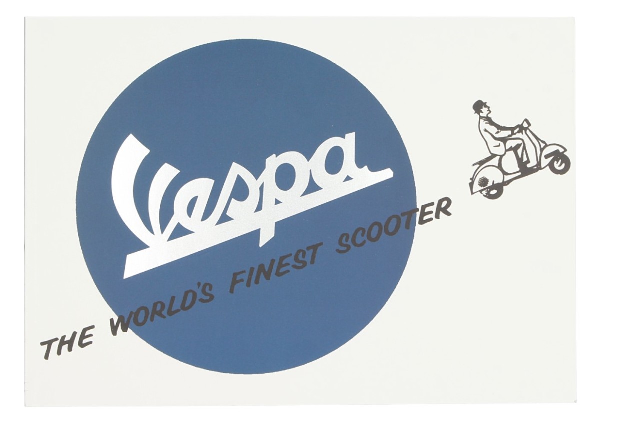 Blocco note Vespa DIN A4, logo Vespa