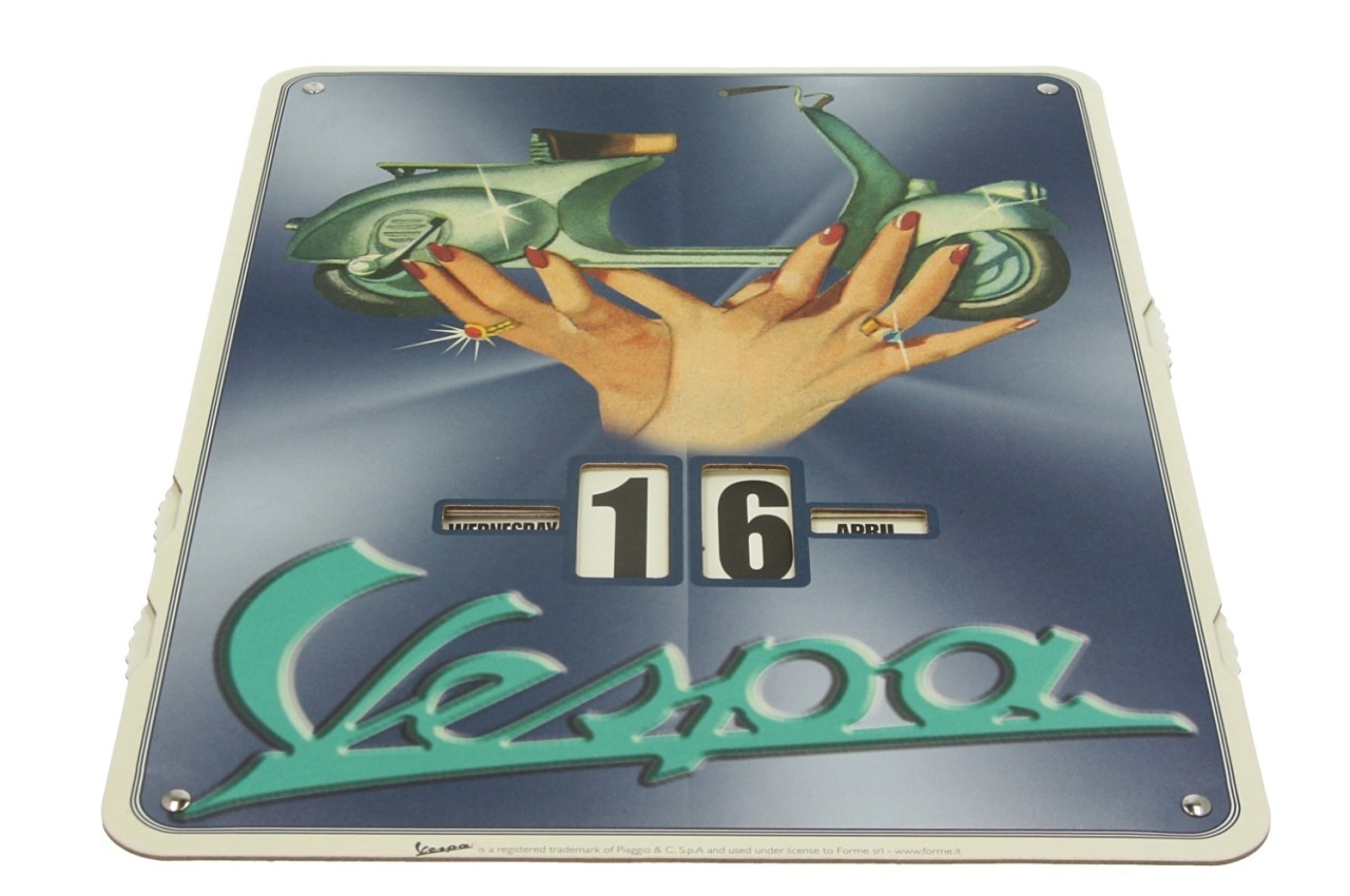 Calendario infinito della Vespa