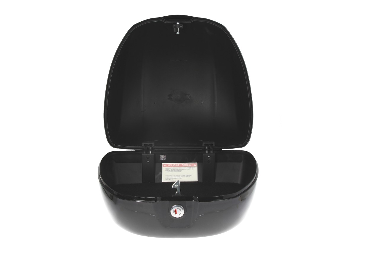 Baule posteriore Vespa da 32 litri nero lucido Nero Cosmo (98/A) senza imbottitura posteriore