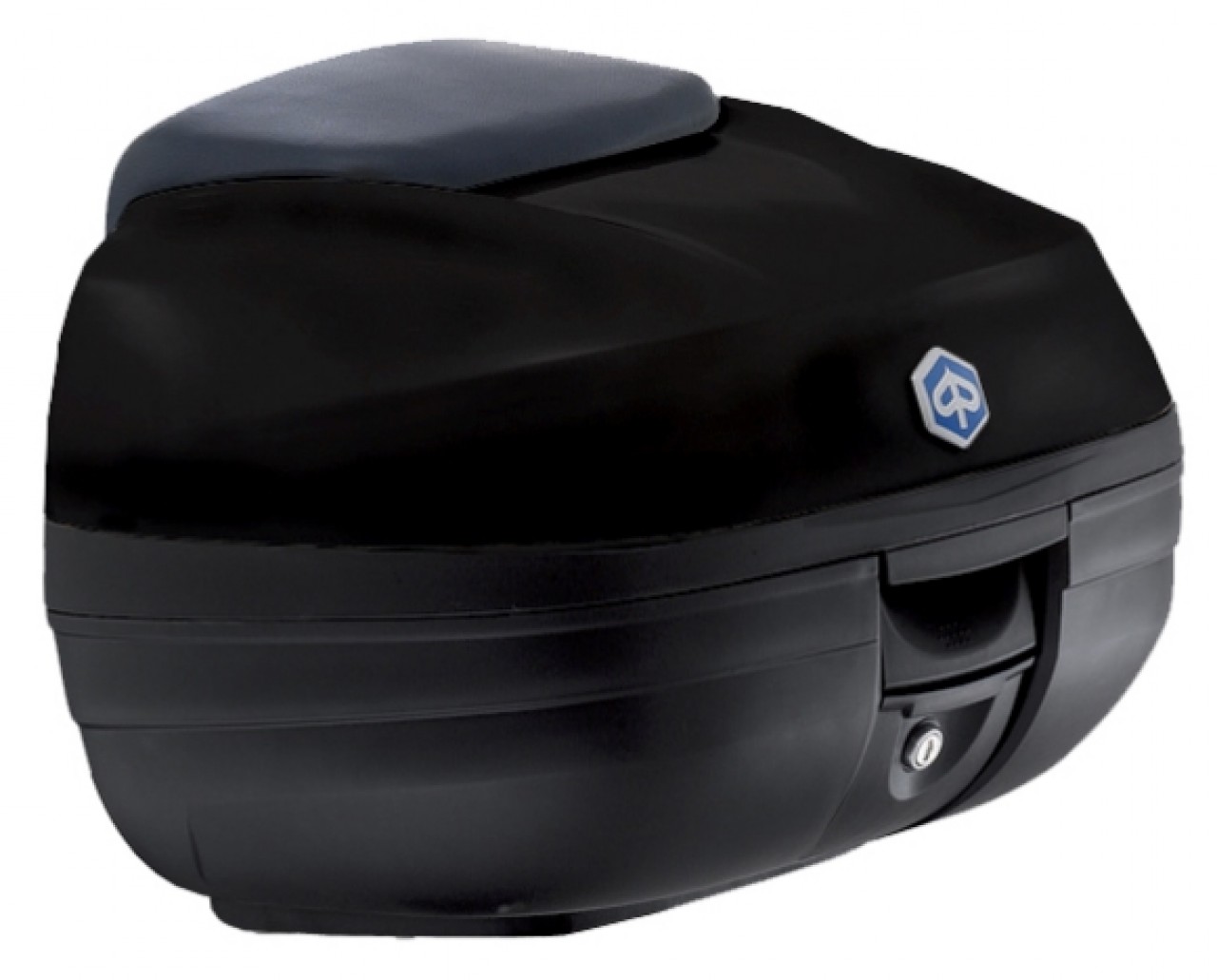 Kit bauletto (incl. piastra di montaggio), 37 l, nero per Piaggio MP3 125 / 300 / Sport HPE