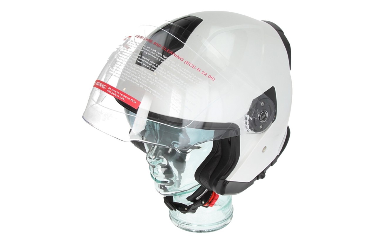 Casco integrale Piaggio Jet PFJ bianco lucido