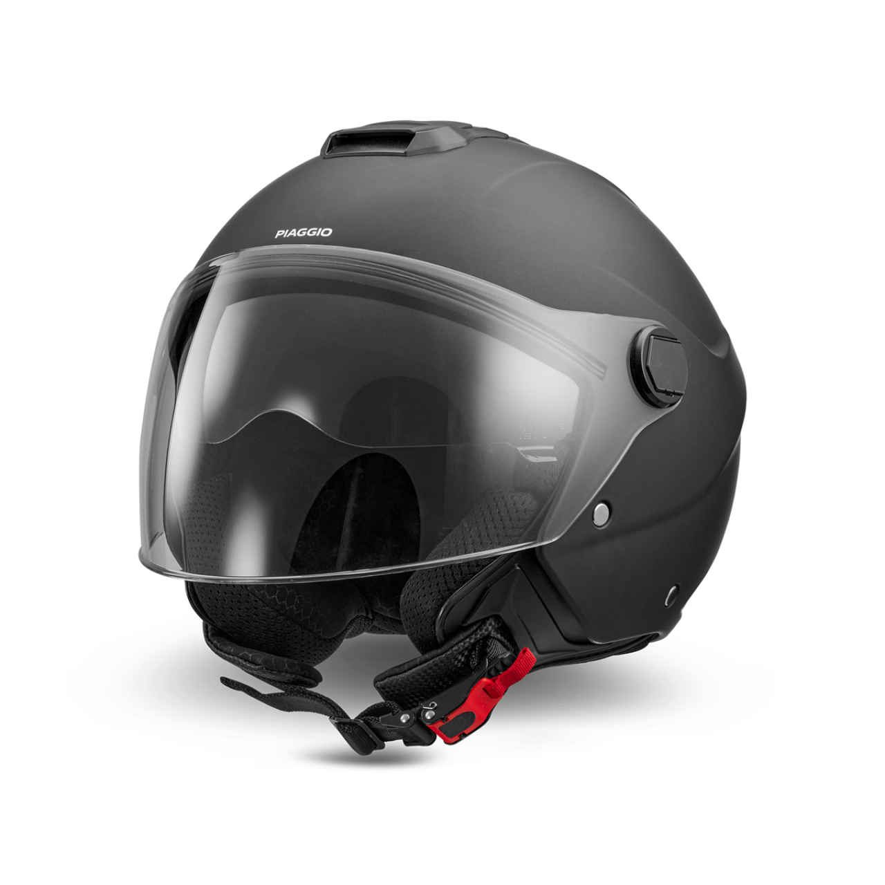 Casco jet Piaggio Demi Jet UL01 nero opaco