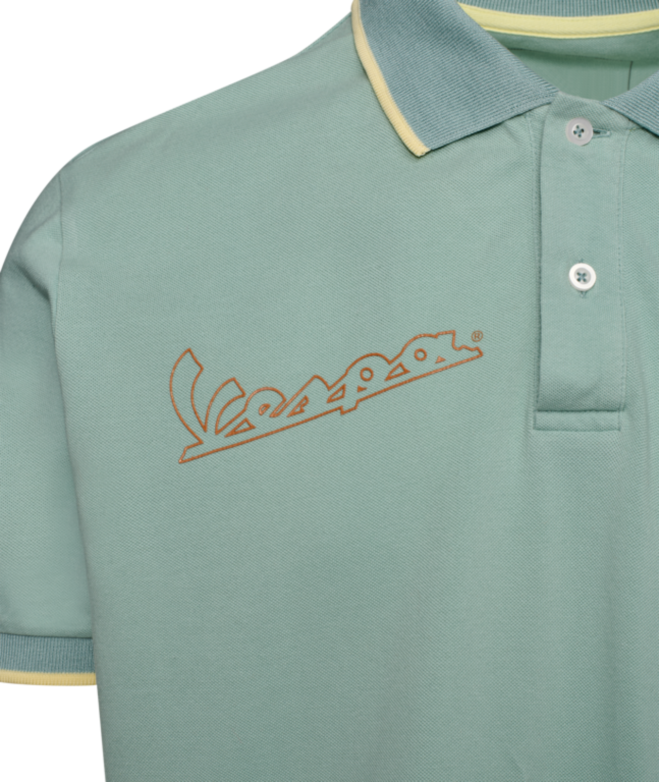 Polo Vespa Origin verde, collezione DEC