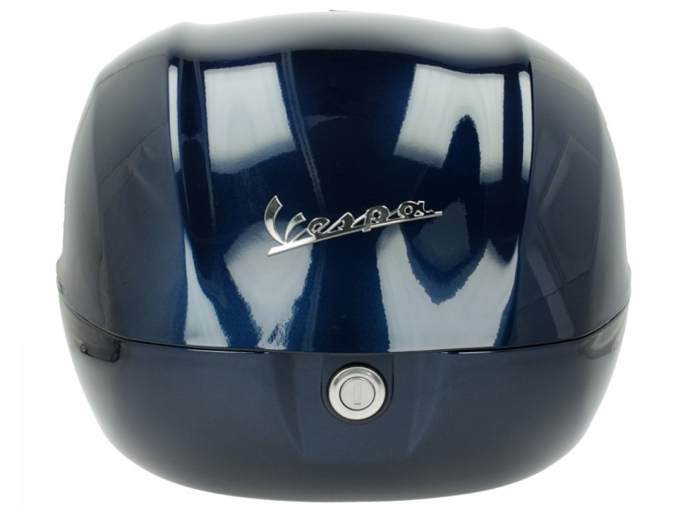 Baule Vespa da 32 litri blu lucido 222/A senza schienale