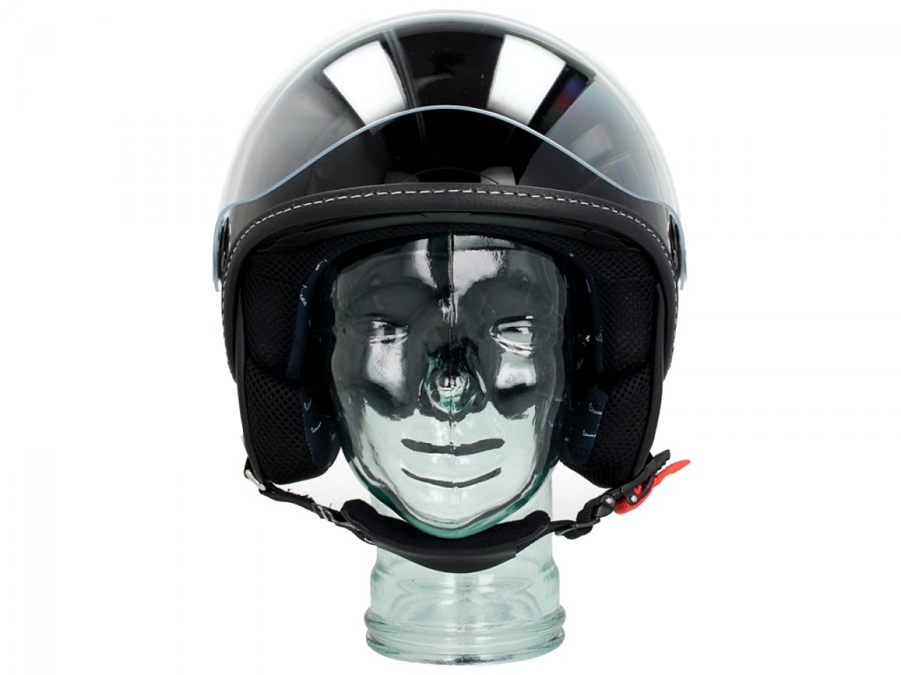Casco Vespa jet Visiera 3.0 nero taglia XS