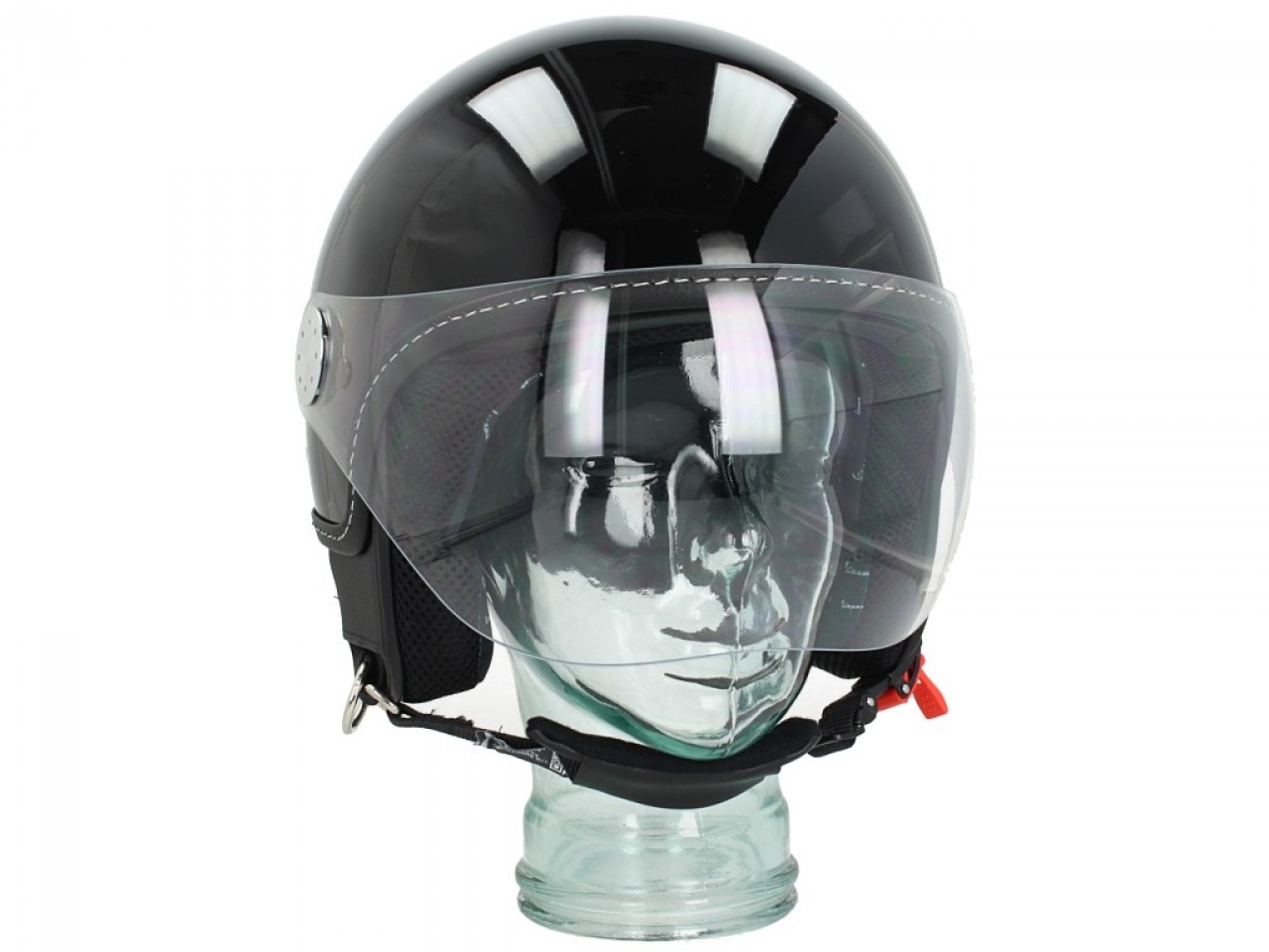 Casco Vespa jet Visiera 3.0 nero taglia XS