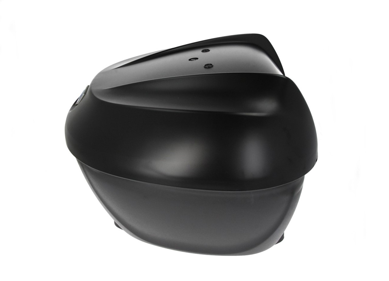 Kit bauletto 36 l. Nero Meteora 93/B Originale Piaggio per Beverly HPE (incl. piastra di montaggio)
