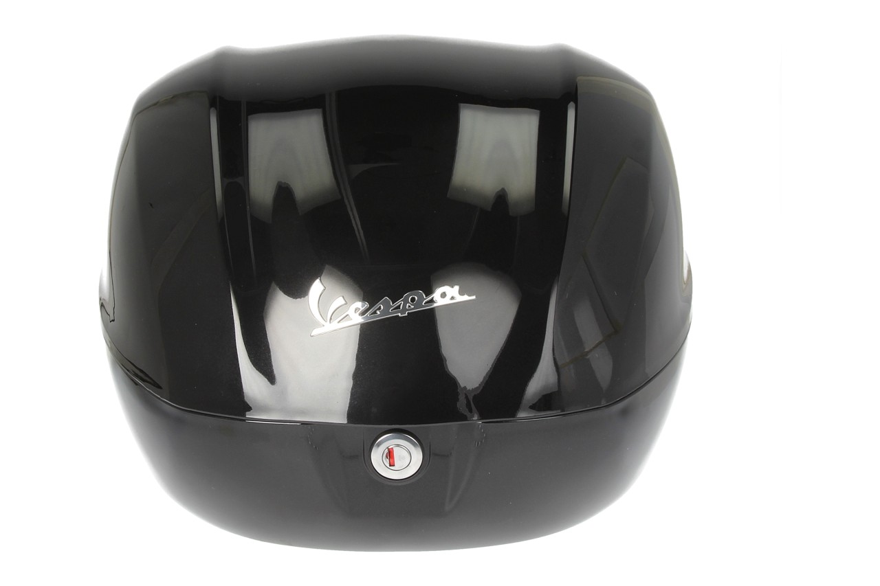Baule posteriore Vespa da 32 litri nero lucido Nero Cosmo (98/A) senza imbottitura posteriore