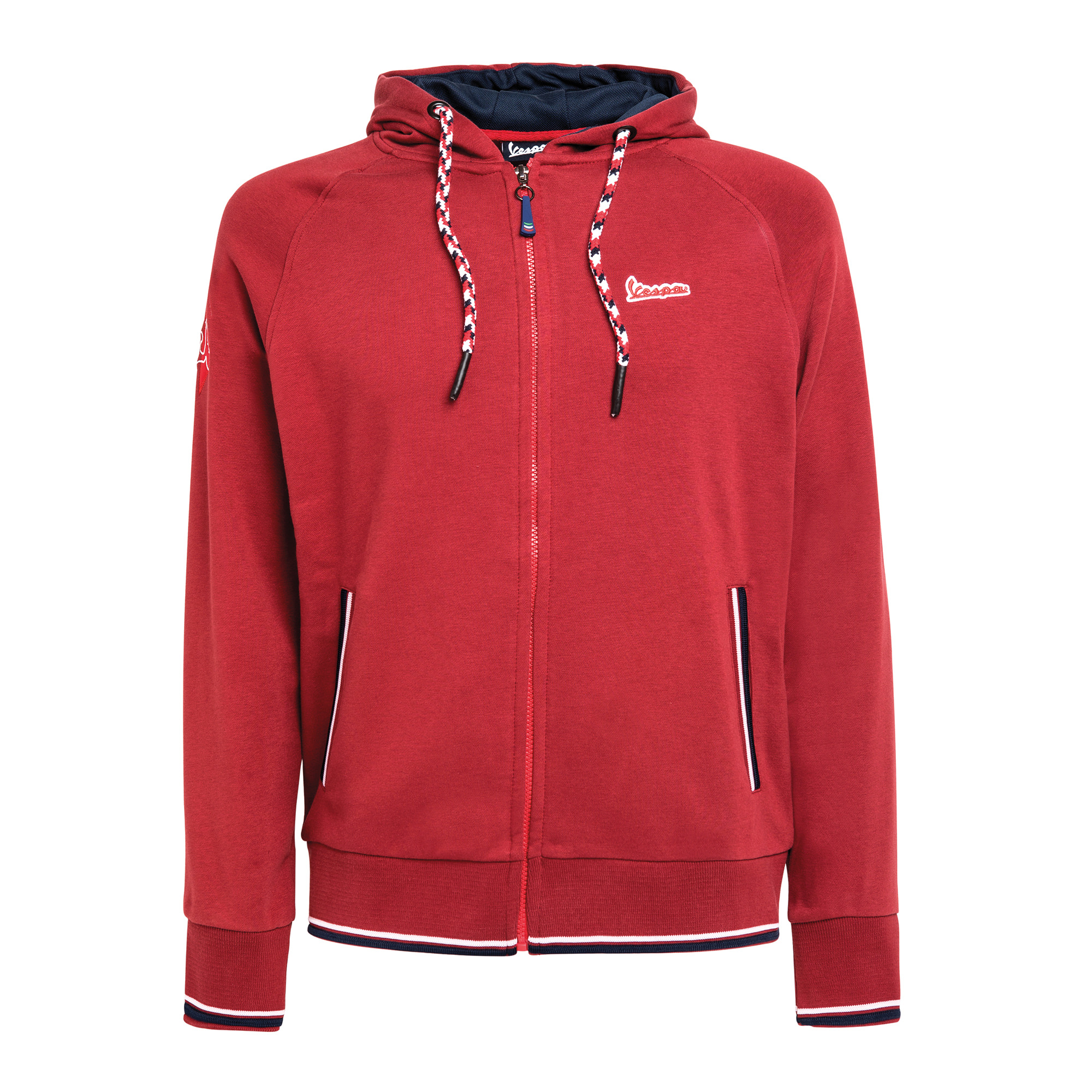 Vespa Sweat Shirt Modernist Cotton Jacket Uomo Red
