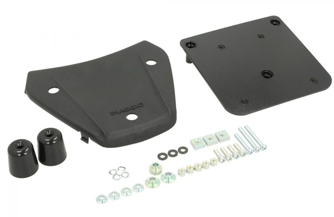 Piastra di fissaggio per bauletto 37L per Beverly Original Piaggio